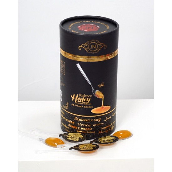 Kabzev Honey Spoons кутия лъжички с мед 55 бр.