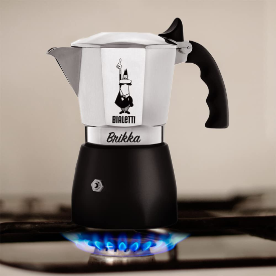 Кафеварка Bialetti Brikka NEW black за 4 чаши кафе