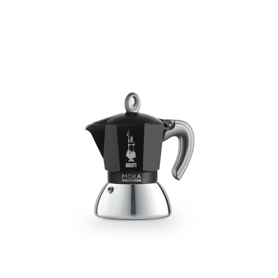 Bialetti Кафеварка Moka Induction 2 чаши черна