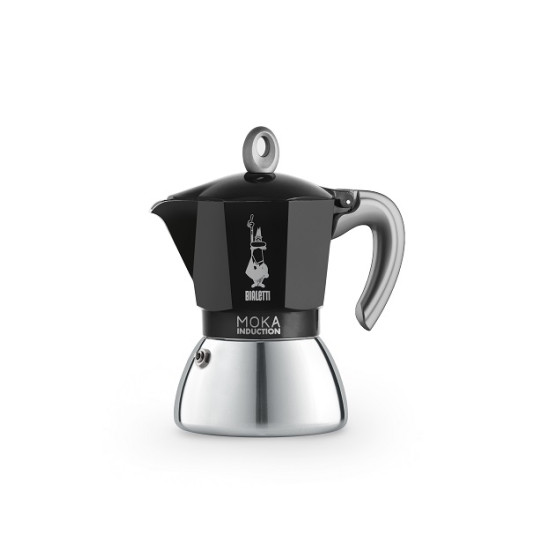 Bialetti Кафеварка Moka Induction 6 чаши черна