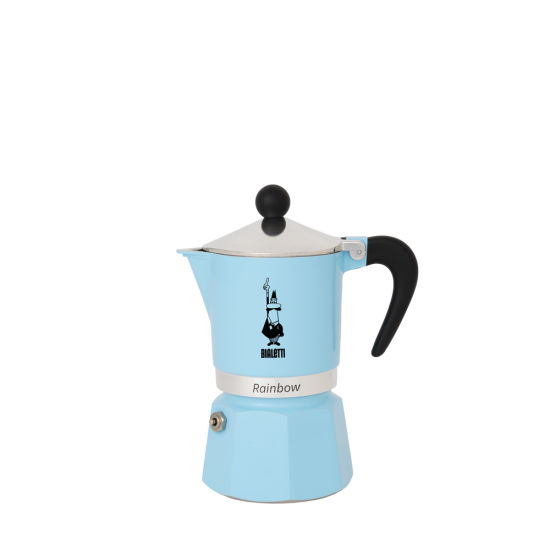 Кафеварка Bialetti Linea Rainbow синя за 3 чаши
