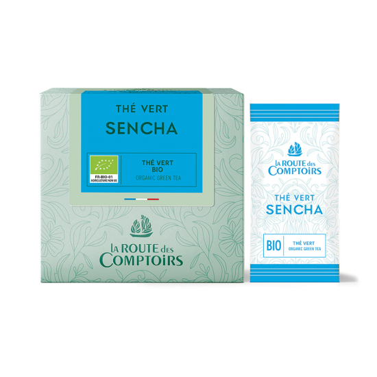 Comptoirs Richard Био зелен чай - Сенча - 40 бр.