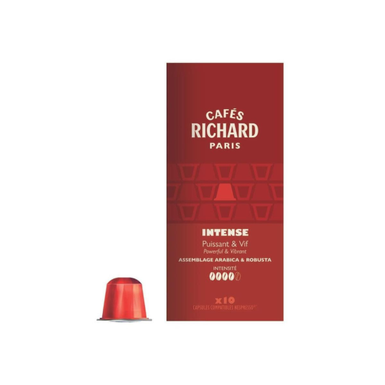 Cafés Richard Expresso Intense 10бр Nespresso съвместими капсули
