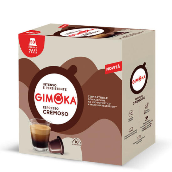 GIMOKA Cremoso – капсули Nespresso 50 бр.