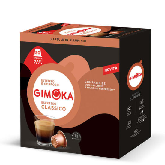 GIMOKA In Alluminio Classico – капсули Nespresso 50 бр.