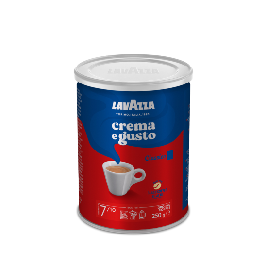 Lavazza Crema e Gusto - мляно кафе 250 гр. метална кутия