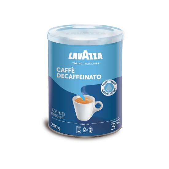 Lavazza Decaffeinato мляно кафе 250 гр. метална кутия