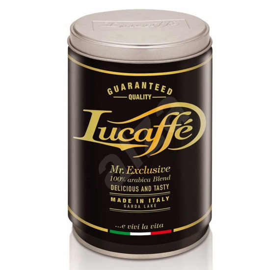 Barattolo Lucaffe Mr. Exclusive 100% Arabica 500гр кафе на зърна