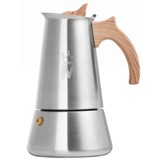 Кафеварка Madamin, Moka Pot, 6 чаши, Кафява дръжка