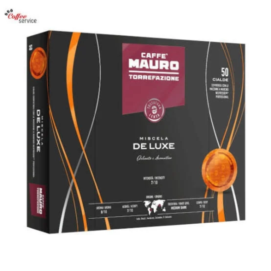  Кафе капсули Caffe Mauro De Luxe Nespresso Professional капсули 50бр.