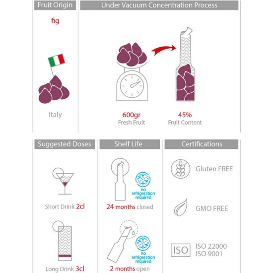 Mixer Пюре Смокиня 1L Summer Fruit Puree Fig