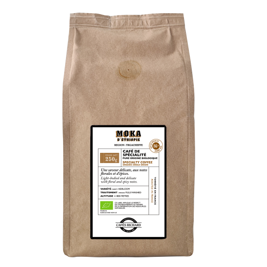 Cafés Richard Moka Ethiopie кафе на зърна 250 гр.
