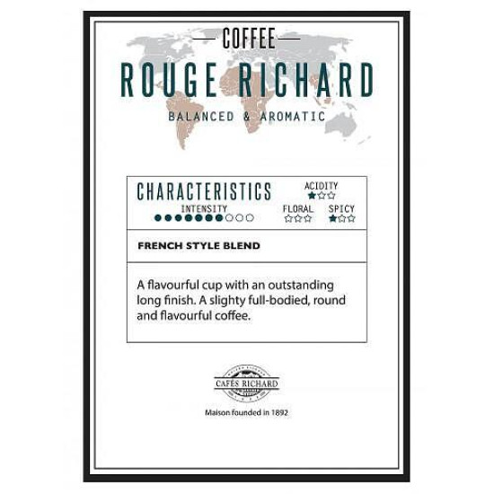 Cafés Richard Rouge Richard - кафе на зърна 1 кг.