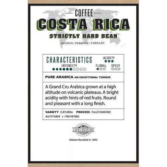 Cafés Richard Costa Rica - кафе на зърна 500 гр.
