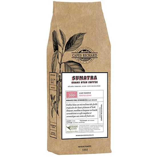 Cafés Richard Sumatra - кафе на зърна 500 гр.