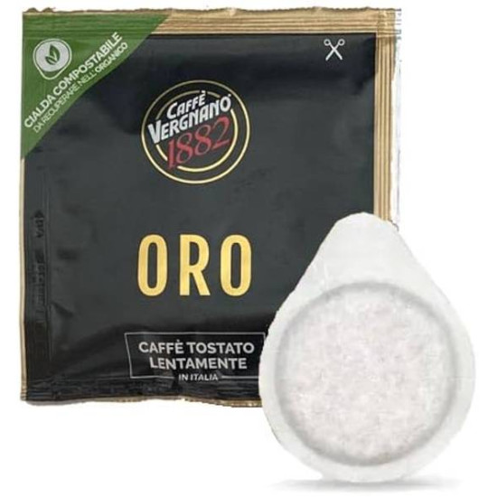 Vergnano Oro 100%, 150 моно дози, e.s.e. pod