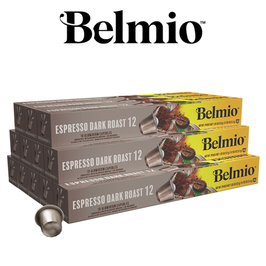 Belmio ПРОМО ПАКЕТ Espresso Dark Roast 120 бр. Nespresso съвместими капсули