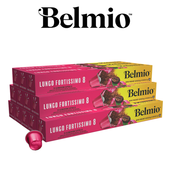 Belmio ПРОМО ПАКЕТ Lungo Fortissimo 120 бр. Nespresso съвместими капсули