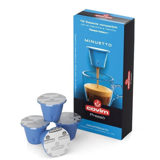 COVIM Minuetto Decaffeinato – капсули Nespresso® 10 бр.