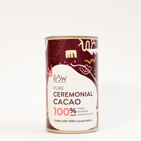 Flow Cacao ШОКОЛАД ЗА ПИЕНЕ 100% ЧИСТО КАКАО ( ЦЕРЕМОНИАЛНО КАКАО ) - 200 гр