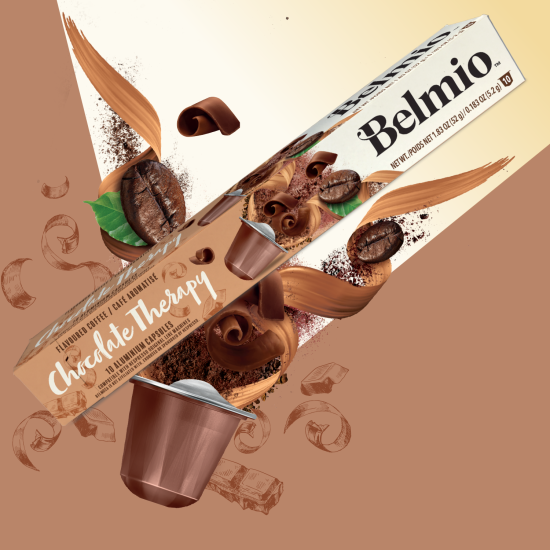 Belmio Chocolate Therapy 10 бр. Nespresso съвместими капсули с вкус на Шоколад