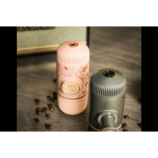 Wacaco® Nanopresso DARK SOULS PINK + калъф – Преносима машина за еспресо
