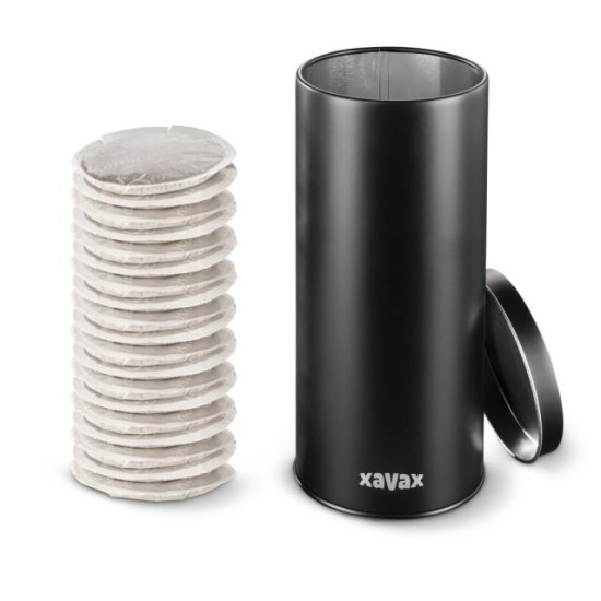 XAVAX КУТИЯ ЗА СЪХРАНЕНИЕ НА 20БР ДОЗИ SENSEO ,МЕТАЛНА, ЧЕРНА
