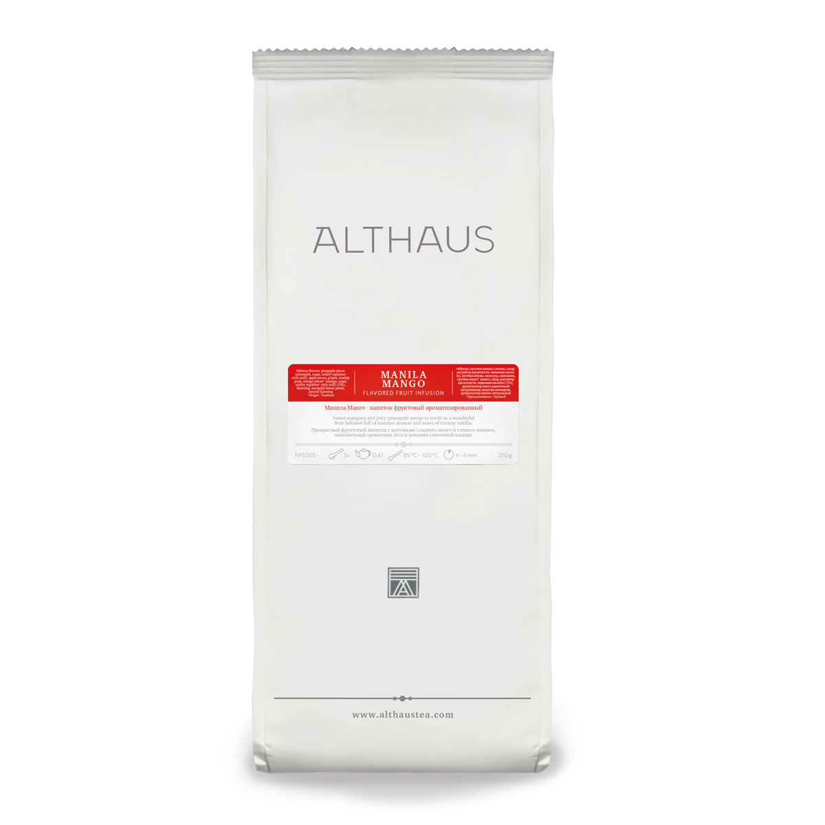 Althaus насипен плодов чай Manila mango