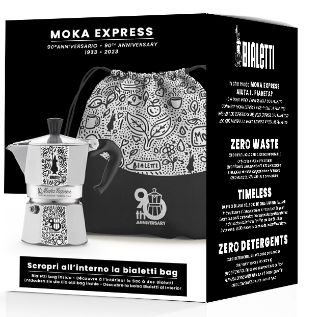 Кафеварка Мока Еxpess 90th anniversary - Doodle Art- 3 чаши | Кафеварки | Кафемашини |