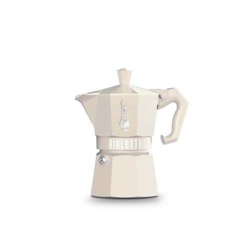 Кафеварка Moka Exclusive Bialetti 3 чаши, крем | Кафеварки | Кафемашини |