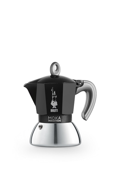 Bialetti Кафеварка Moka Induction 2 чаши черна