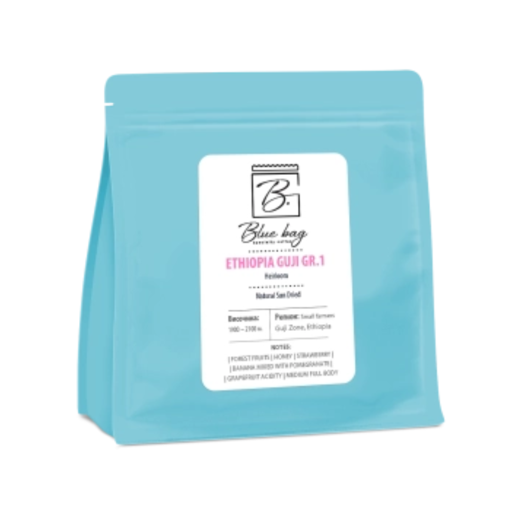 Blue Bag Ethiopia Guji Gr.1 250гр | Кафе на зърна | Кафе |