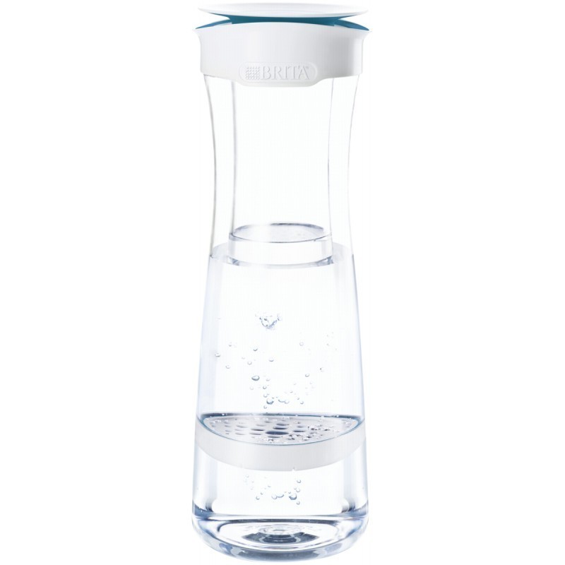 BRITA Fill&Serve Mind Филтрираща Гарафа Бяла с лента тюркоаз
