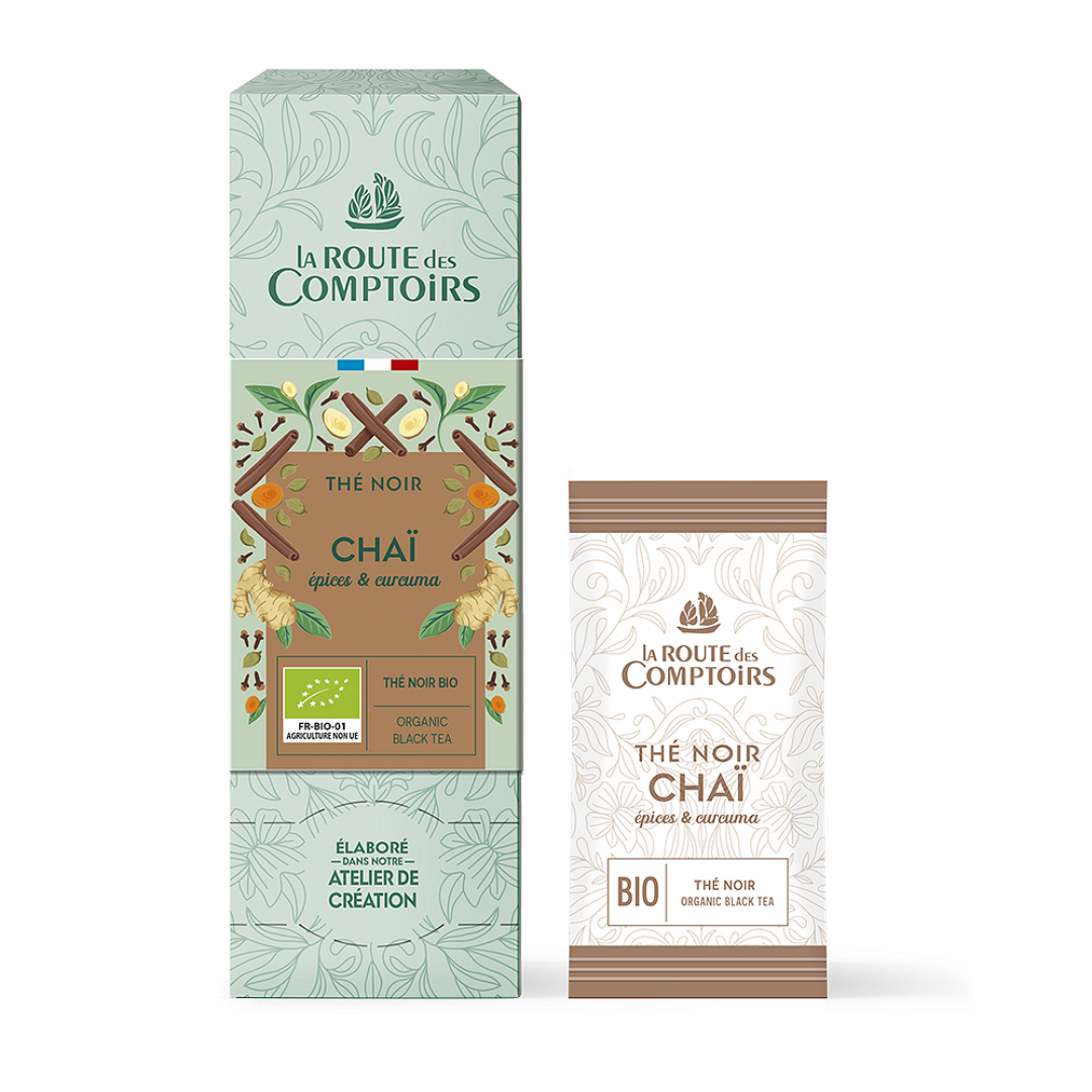 Comptoirs Richard Здравословен Био Черен чай - Индийски Чай - 24 бр. | Comptoirs Richard | Чай |