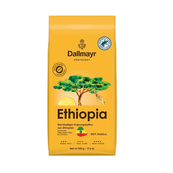 Dallmayr Ethiopia 500 g Coffee  - Кафе на Зърна