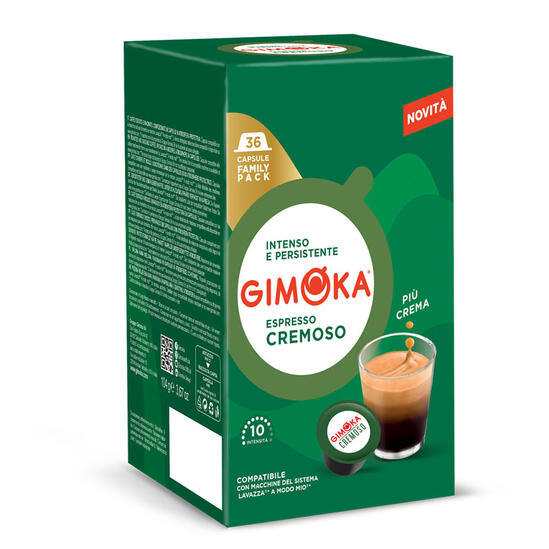 GIMOKA Cremoso – капсули "A Modo Mio“ 36 бр. | Lavazza A Modo Mio | Кафе капсули |