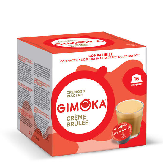 GIMOKA Creme Brulee – капсули Dolce Gusto 16 бр. | Nescafe Dolce Gusto съвместими | Кафе капсули |