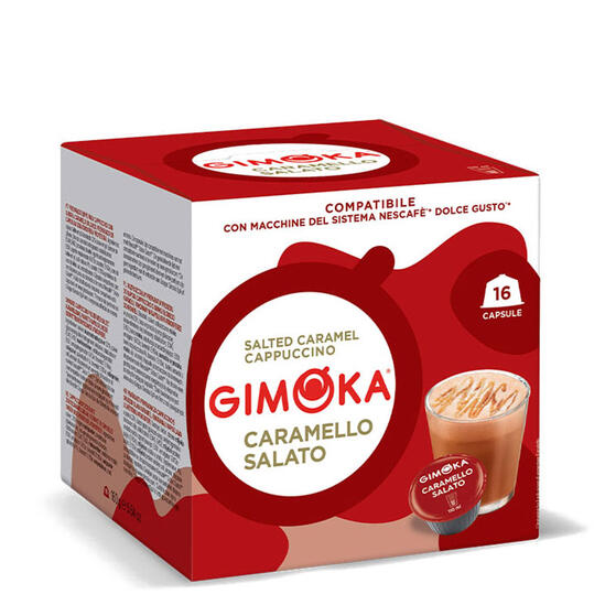 GIMOKA Caramello salato – капсули "Dolce Gusto" 16 бр. | Nescafe Dolce Gusto съвместими | Кафе капсули |