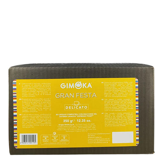 GIMOKA Gran Festa - капсули "Espresso Point" 50 бр. | Lavazza Point съвместими | Кафе капсули |