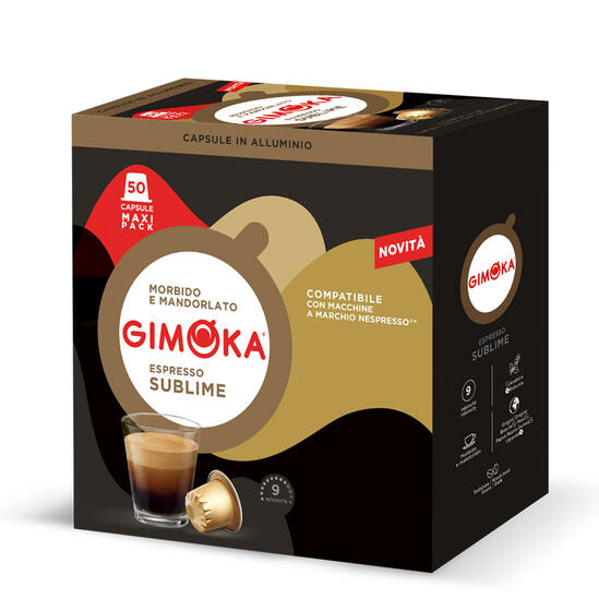 GIMOKA In Alluminio Sublime – капсули Nespresso 50 бр. | Nespresso съвместими | Кафе капсули |