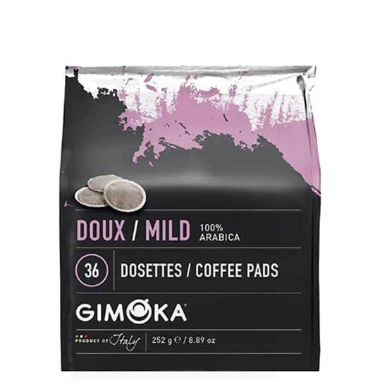 GIMOKA Mild / Doux – филтър дози Senseo® 36 бр. | Е.S.E моно дози | Кафе дози |