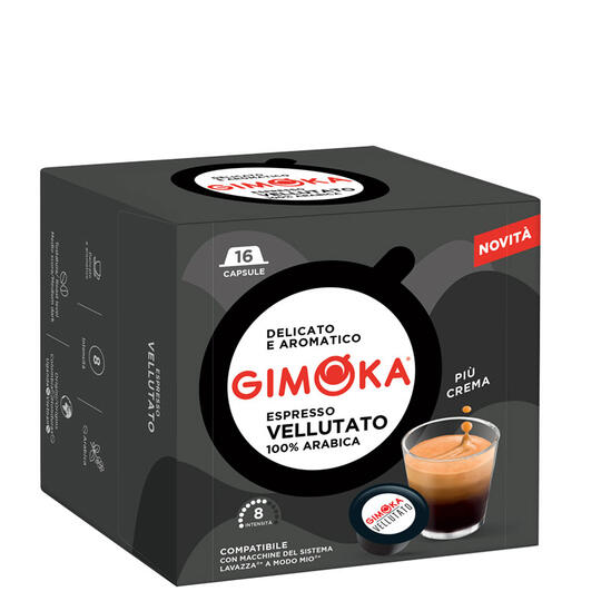 GIMOKA Vellutato – капсули "A Modo Mio“ 16 бр. | Lavazza A Modo Mio | Кафе капсули |