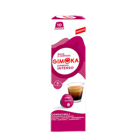 GIMOKA Intenso – капсули "Caffitaly" 10 бр. | Cafissimo съвместими | Кафе капсули |