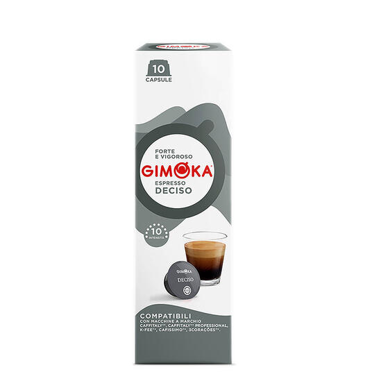GIMOKA Deciso – капсули "Caffitaly" 10 бр. | Cafissimo съвместими | Кафе капсули |
