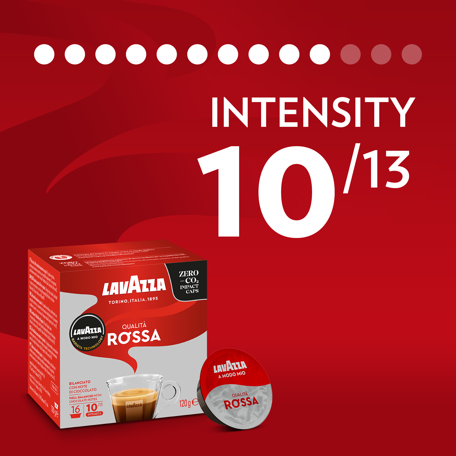 Lavazza Qualita Rossa A modo mio 54бр капсули | Lavazza A Modo Mio | Кафе капсули |