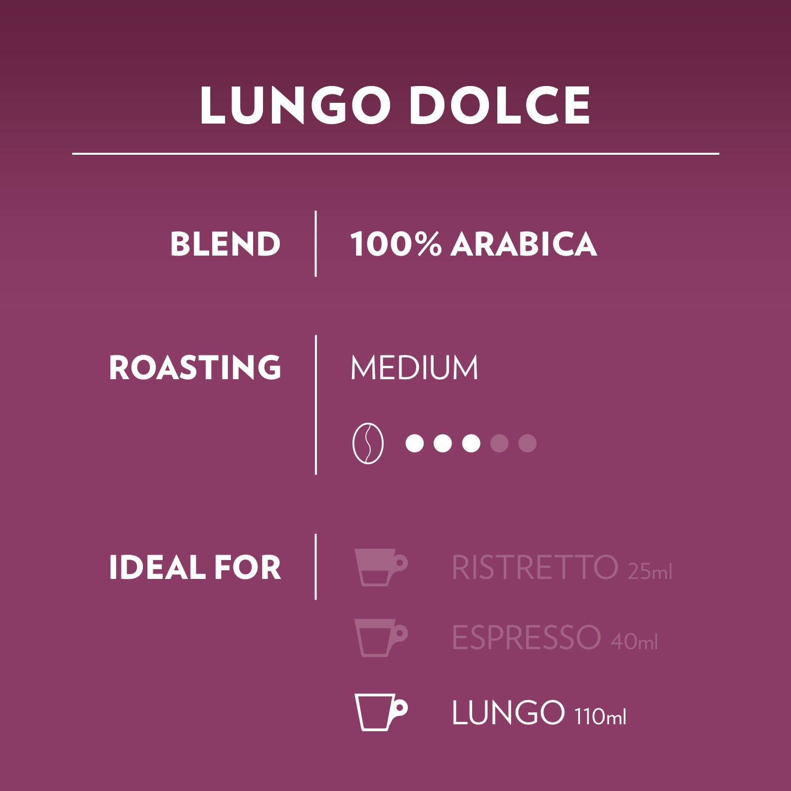 Lavazza Lungo Dolce A Modo Mio 16бр капсули