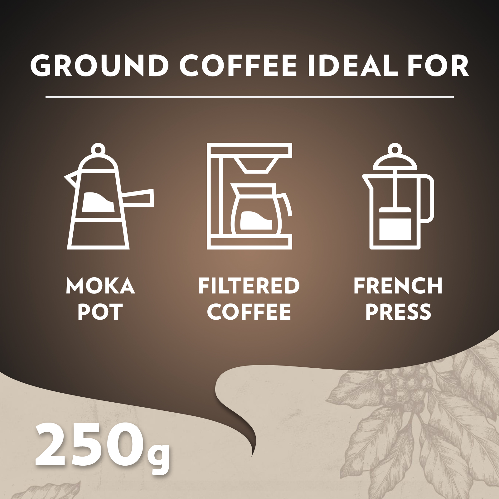 Lavazza Caffe Espresso мляно кафе 250 гр. | Мляно кафе | Кафе |