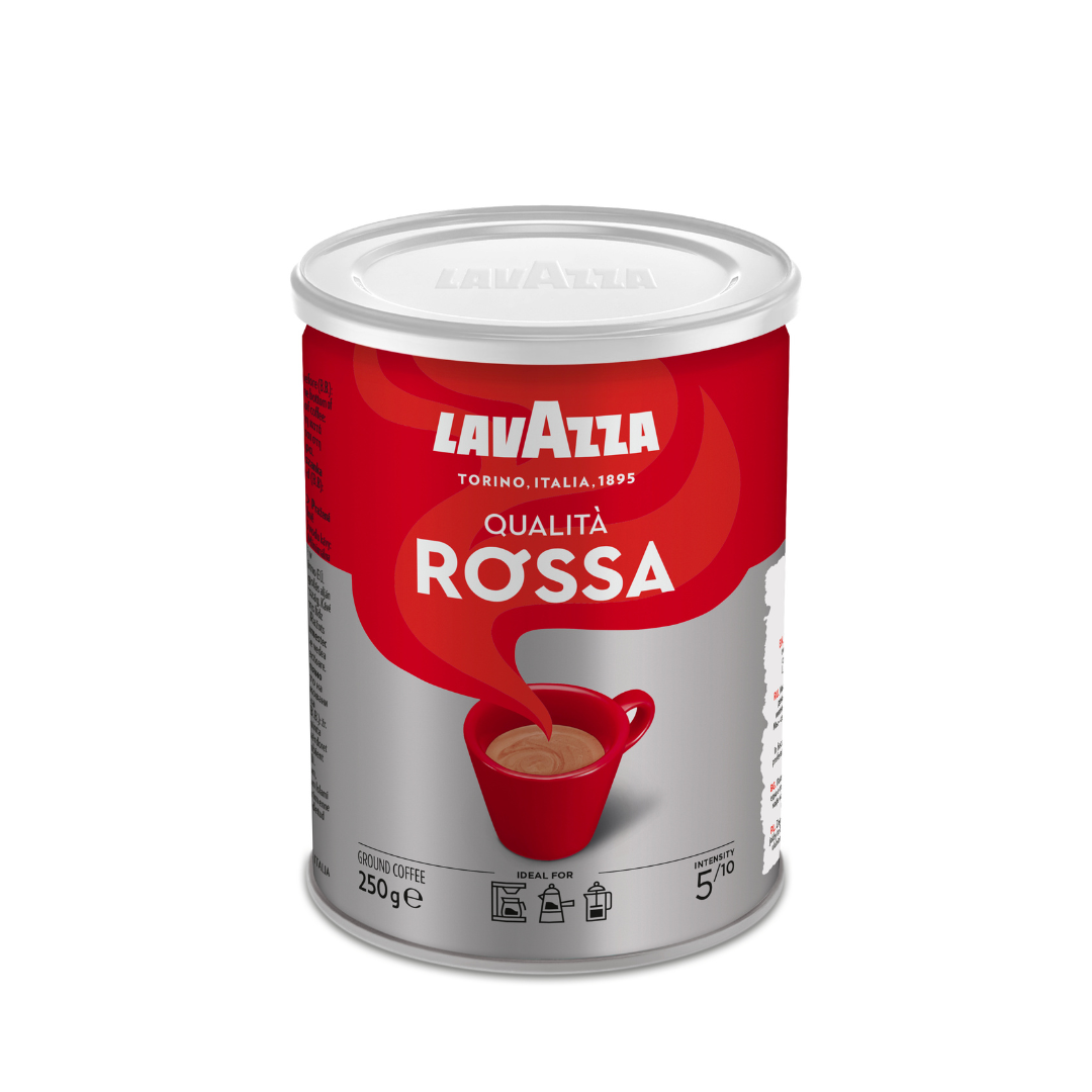 Lavazza Qualita Rossa мляно кафе 250 гр. метална кутия | Мляно кафе | Кафе |