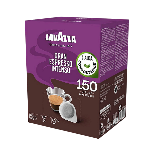 Lavazza Gran Espresso Intenso - 150 бр в кутия, e.s.e. дози | Е.S.E моно дози | Кафе дози |