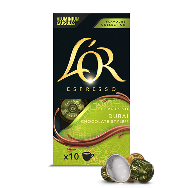 L'or Espresso Дубайски шоколад 10 бр. Nespresso® съвместими капсули | Nespresso съвместими | Кафе капсули |